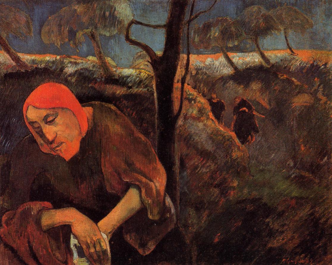 Christ in the Garden of Olives - Paul Gauguin Painting